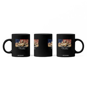 Declaration Daddies Funny 4th of July Founding Fathers Coffee Mug Vintage Betsy Ross Flag