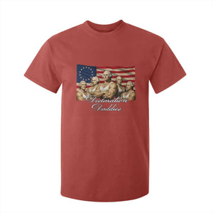 Declaration Daddies Funny 4th of July Founding Fathers T Shirt For Kid Vintage Betsy Ross Flag
