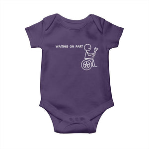 Waiting On Parts Funny Mechanic Baby Onesie Car Technician Auto Repair Life