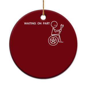 Waiting On Parts Funny Mechanic Ceramic Ornament Car Technician Auto Repair Life