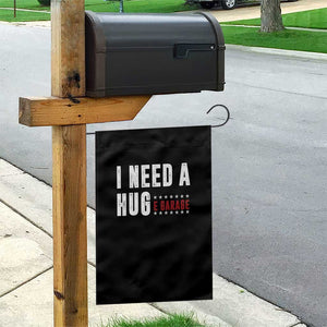 I Need A Huge Garage Funny Mechanic Garden Flag Car Enthusiast