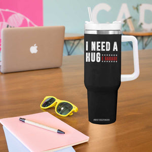 I Need A Huge Garage Funny Mechanic Tumbler With Handle Car Enthusiast