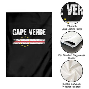 Cape Verde Pride Vintage Cape Verdean Flag 10 Stars Garden Flag
