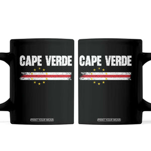 Cape Verde Pride Vintage Cape Verdean Flag 10 Stars Coffee Mug