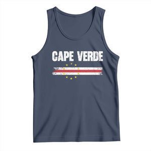 Cape Verde Pride Vintage Cape Verdean Flag 10 Stars Tank Top