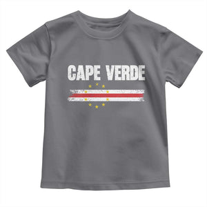 Cape Verde Pride Vintage Cape Verdean Flag 10 Stars Toddler T Shirt