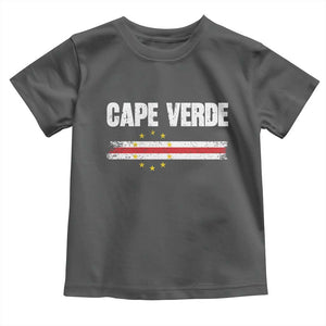 Cape Verde Pride Vintage Cape Verdean Flag 10 Stars Toddler T Shirt