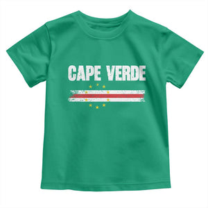 Cape Verde Pride Vintage Cape Verdean Flag 10 Stars Toddler T Shirt
