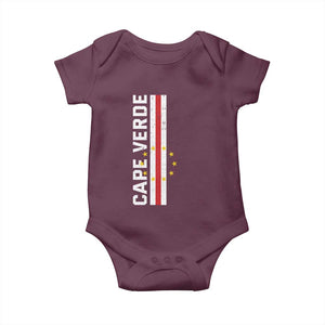 Cabo Verde Pride Vintage Jersey Cape Verdean Flag Baby Onesie