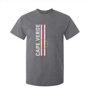 Cabo Verde Pride Vintage Jersey Cape Verdean Flag T Shirt For Kid