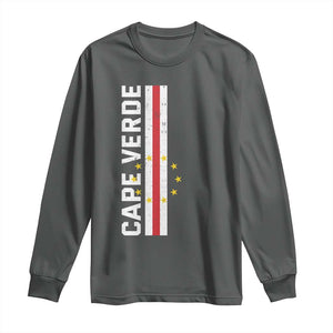 Cabo Verde Pride Vintage Jersey Cape Verdean Flag Long Sleeve Shirt