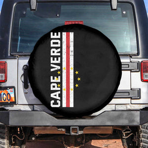 Cabo Verde Pride Vintage Jersey Cape Verdean Flag Spare Tire Cover