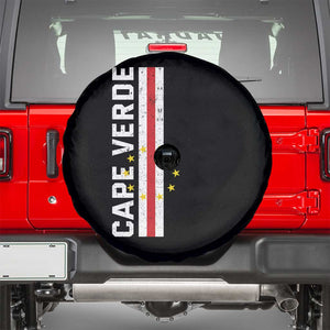 Cabo Verde Pride Vintage Jersey Cape Verdean Flag Spare Tire Cover