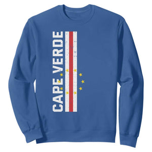 Cabo Verde Pride Vintage Jersey Cape Verdean Flag Sweatshirt