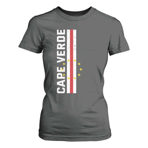 Cabo Verde Pride Vintage Jersey Cape Verdean Flag T Shirt For Women