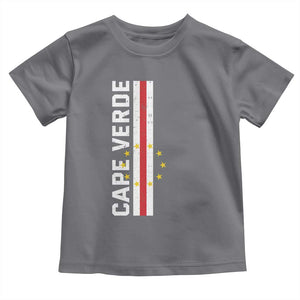 Cabo Verde Pride Vintage Jersey Cape Verdean Flag Toddler T Shirt