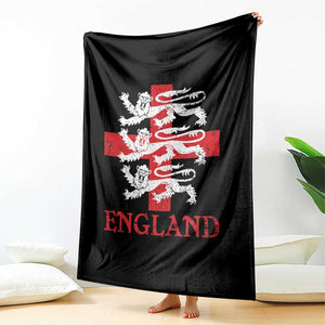 England Three Lions Symbol English Pride Souvenir Throw Blanket