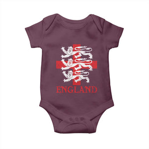 England Three Lions Symbol English Pride Souvenir Baby Onesie