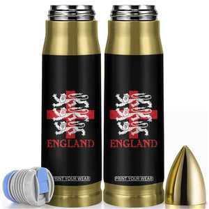 England Three Lions Symbol English Pride Souvenir Bullet Tumbler