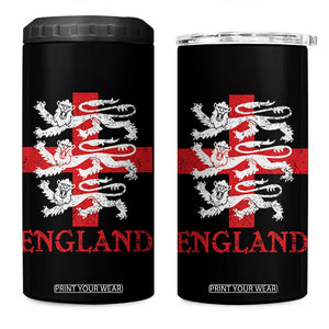England Three Lions Symbol English Pride Souvenir 4 in 1 Can Cooler Tumbler