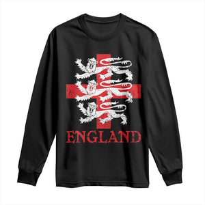 England Three Lions Symbol English Pride Souvenir Long Sleeve Shirt