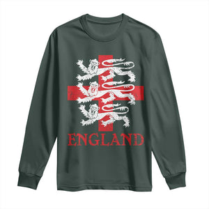 England Three Lions Symbol English Pride Souvenir Long Sleeve Shirt