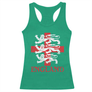 England Three Lions Symbol English Pride Souvenir Racerback Tank Top