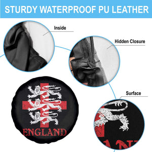 England Three Lions Symbol English Pride Souvenir Spare Tire Cover