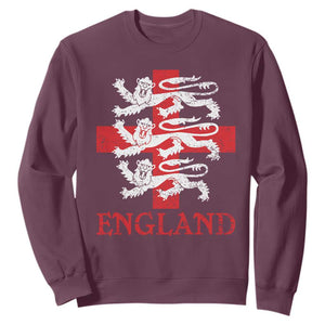 England Three Lions Symbol English Pride Souvenir Sweatshirt