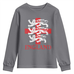 England Three Lions Symbol English Pride Souvenir Youth Sweatshirt