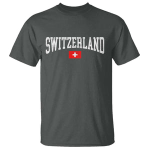 Vintage Switzerland National Pride The Swiss Cross T Shirt