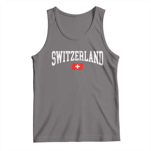 Vintage Switzerland National Pride The Swiss Cross Tank Top