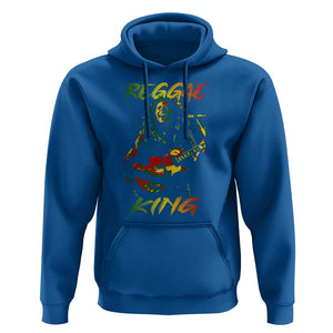 Legend Bob Hoodie Reggae King Music Rastafarian TS11 Royal Blue Print Your Wear