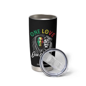 Reggae Legend Tumbler Cup One Love One Heart Rastafarian Reggae Music Lion TS11 Print Your Wear