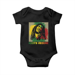 Legend Bob Baby Onesie Roots Reggae Rastafarian Music Jamaica TS11 Black Print Your Wear