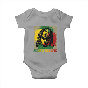 Legend Bob Baby Onesie Roots Reggae Rastafarian Music Jamaica TS11 Sport Gray Print Your Wear
