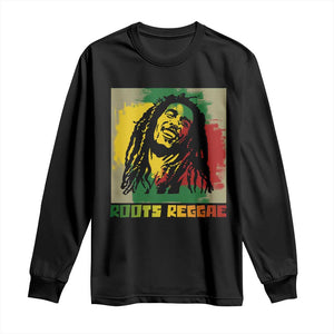 Legend Bob Long Sleeve Shirt Roots Reggae Rastafarian Music Jamaica TS11 Black Print Your Wear