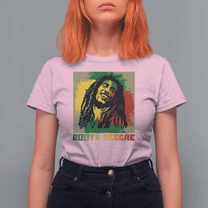 Legend Bob T Shirt For Women Roots Reggae Rastafarian Music Jamaica TS11 Light Pink Print Your Wear