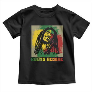 Legend Bob Toddler T Shirt Roots Reggae Rastafarian Music Jamaica TS11 Black Print Your Wear