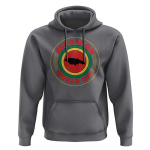 Reggae On World Off Hoodie Rasta Music Rastafarian Jamaica TS11 Charcoal Print Your Wear