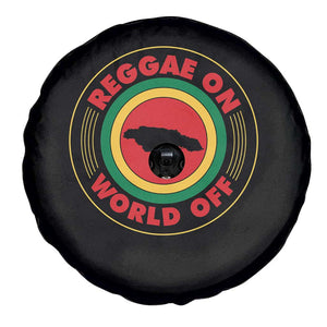 Reggae On World Off Spare Tire Cover Rasta Music Rastafarian Jamaica TS11 Print Your Wear