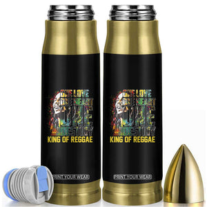 Legend Bob Bullet Tumbler One Love Heart Destiny King Of Reggae TS11 Black Print Your Wear