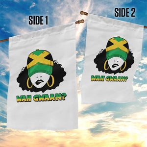 Jamaican Girl Garden Flag Wah Gwaan Jamaica Flag TS11 Print Your Wear