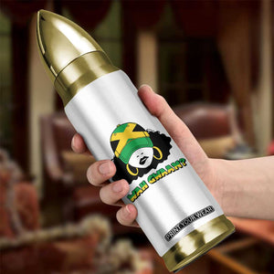Jamaican Girl Bullet Tumbler Wah Gwaan Jamaica Flag TS11 Print Your Wear
