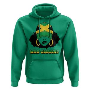 Jamaican Girl Hoodie Wah Gwaan Jamaica Flag TS11 Irish Green Print Your Wear