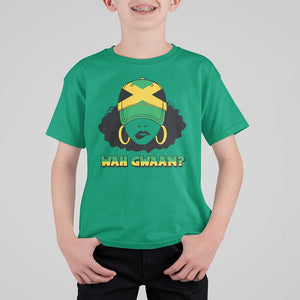 Jamaican Girl T Shirt For Kid Wah Gwaan Jamaica Flag TS11 Irish Green Print Your Wear
