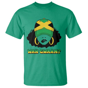 Jamaican Girl T Shirt Wah Gwaan Jamaica Flag TS11 Irish Green Print Your Wear