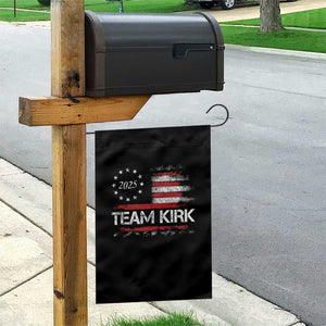 Team Kirk 2025 Garden Flag Charlie Kirk Freedom Vintage American Flag TS11 Print Your Wear