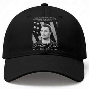 Charlie Kirk Baseball Cap The Greatness Of Our Nation Lies In The Power And Potential Of Its Individuals TS11 Print Your Wear