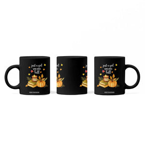 Just A Girl Who Loves Fall Coffee Mug Cozy Autumn Season TS11 Print Your Wear